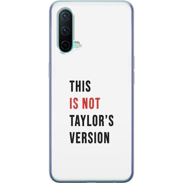 OnePlus Nord CE 5G Gennemsigtig cover Taylor