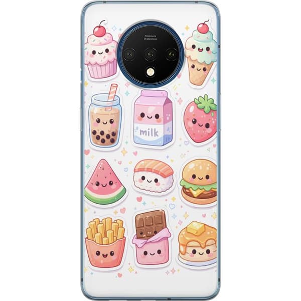 Kompatibelt Mobildeksel til OnePlus 7T pixelmonster grön