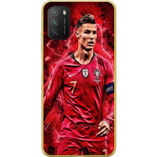 Xiaomi Poco M3  Läpinäkyvä kuori Ronaldon Taidot - CR7 Suun