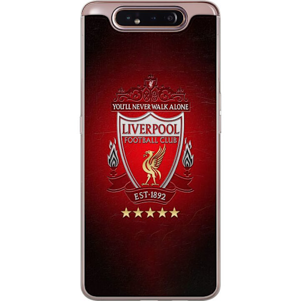 Samsung Galaxy A80 Läpinäkyvä kuori YNWA Liverpool