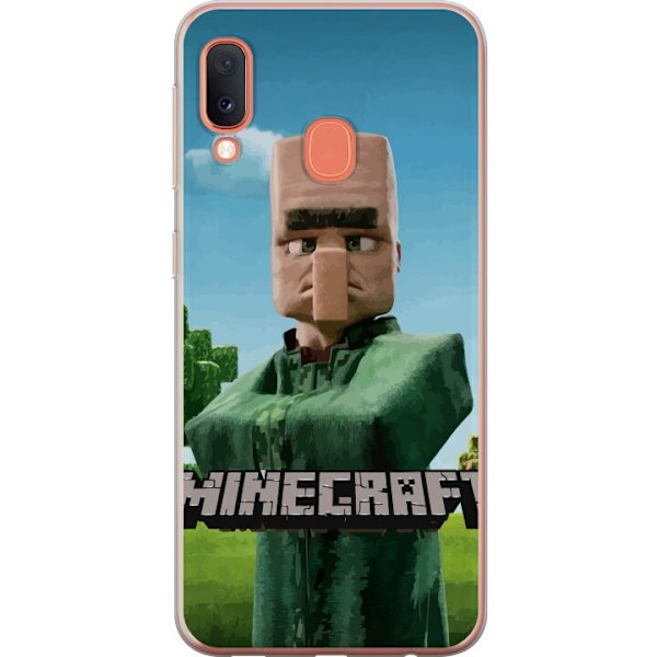 Samsung Galaxy A20e Läpinäkyvä kuori A Minecraft Movie