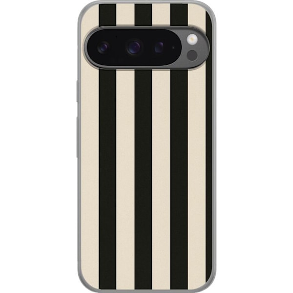 Google Pixel 9 Pro XL Genomskinligt Skal Line Flow
