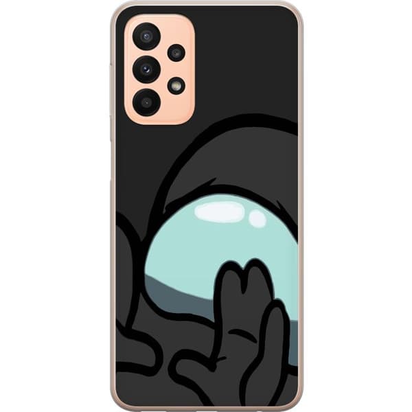 Kompatibelt Mobildeksel til Samsung Galaxy A23 Hjelp Among Us