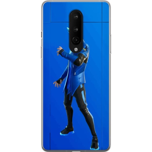 OnePlus 8 Läpinäkyvä kuori Fortnite - Ninja Blue