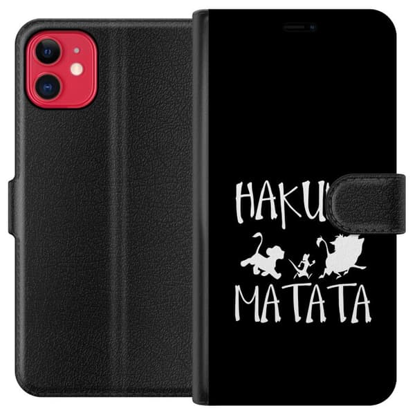 Yhteensopiva Lompakkokotelo Apple iPhone 11 Hakuna Matata