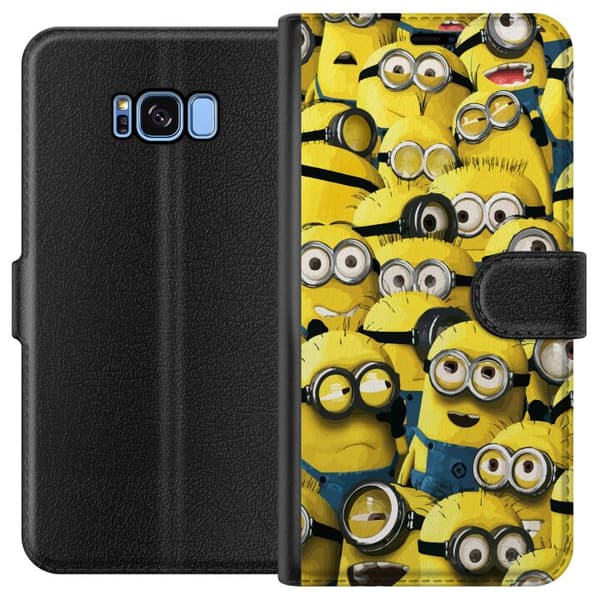 Kompatibelt Plånboksfodral till Samsung Galaxy S8 Minions