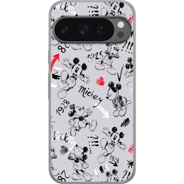 Google Pixel 9 Pro XL Läpinäkyvä kuori Disney kuviointi