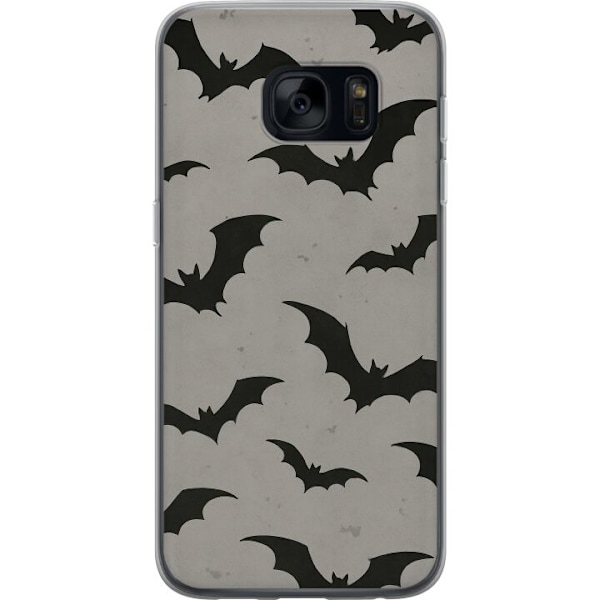 Samsung Galaxy S7 Läpinäkyvä kuori Flutterprint