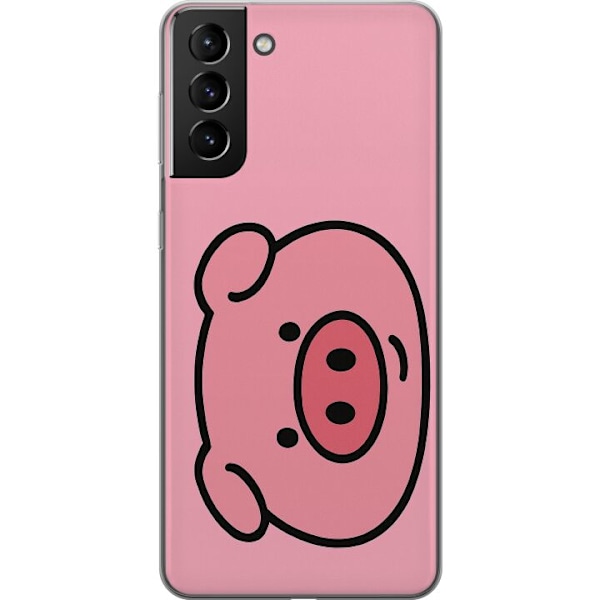 Samsung Galaxy S21+ 5G Läpinäkyvä kuori Kawaii Piggy