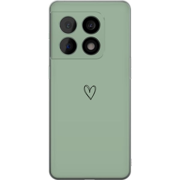 OnePlus 10 Pro Gennemsigtig cover Hjerte