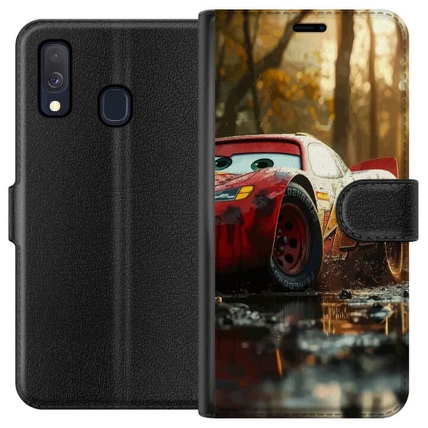 Kompatibel Tegnebogsetui til Samsung Galaxy A40 Biler