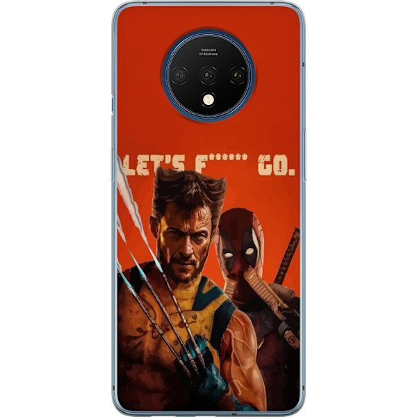 OnePlus 7T Läpinäkyvä kuori Deadpool & Wolverine