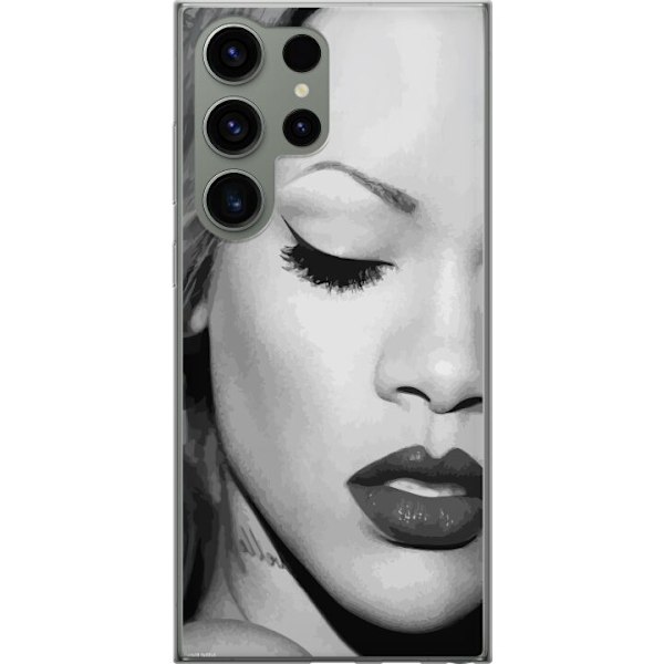 Samsung Galaxy S23 Ultra Läpinäkyvä kuori Rihanna – Aesthetic Edit 2025