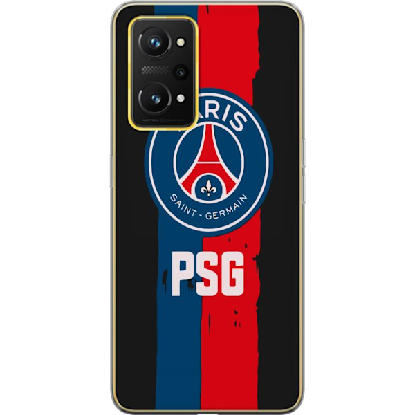 Realme GT Neo 3T Läpinäkyvä kuori Paris Saint-Germain F.C.