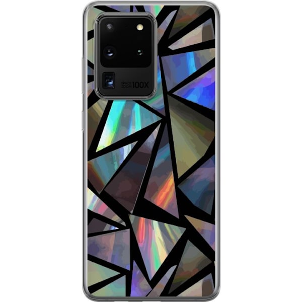 Samsung Galaxy S20 Ultra Läpinäkyvä kuori 3D Heijastus