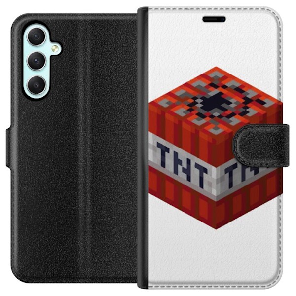Samsung Galaxy A34 Tegnebogsetui Minecraft TNT