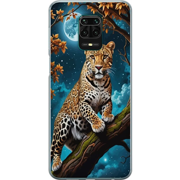 Xiaomi Redmi Note 9 Pro Läpinäkyvä kuori Leopard