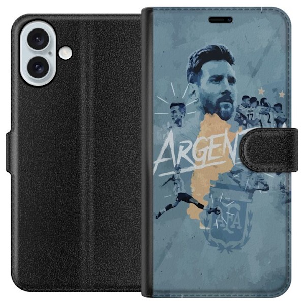 Apple iPhone 16 Plus Lompakkokotelo Lionel Andrés Messi