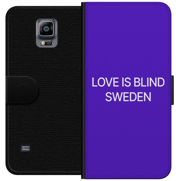 Samsung Galaxy Note 4 Lompakkokotelo Rakkaus on sokea