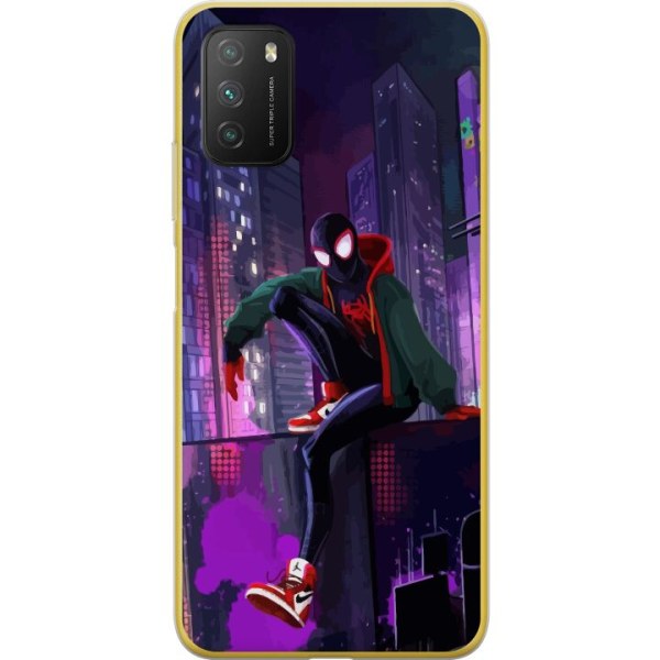 Xiaomi Poco M3  Gennemsigtig cover Fortnite - Spider-Man