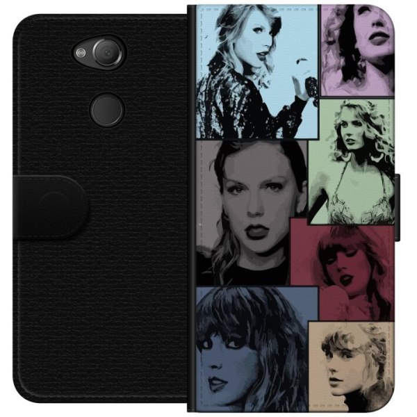 Sony Xperia XA2 Plånboksfodral Taylor Swift, mönster