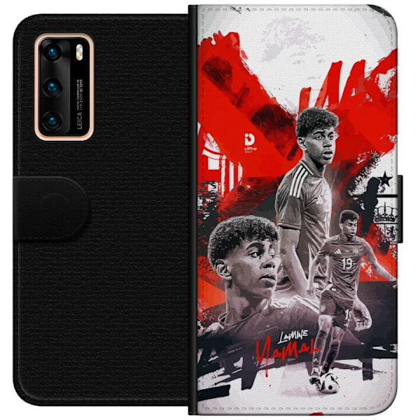 Huawei P40 Lompakkokotelo Lamine Yamal