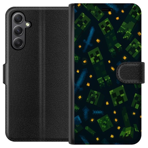 Samsung Galaxy S23 FE Plånboksfodral Minecraft Dungeons Mob
