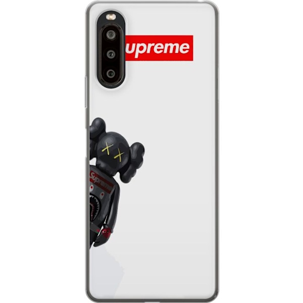 Sony Xperia 10 II Gennemsigtig cover KAWS Supreme