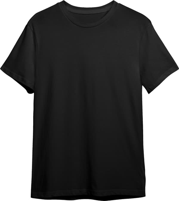 T-shirt til Voksen Sort Medium Sort silhuet af far med kappe og barn under teksten Dad på rød baggrund sort M