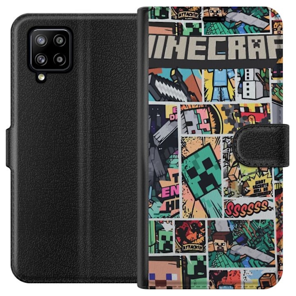 Samsung Galaxy A42 5G Tegnebogsetui Minecraft Kunst