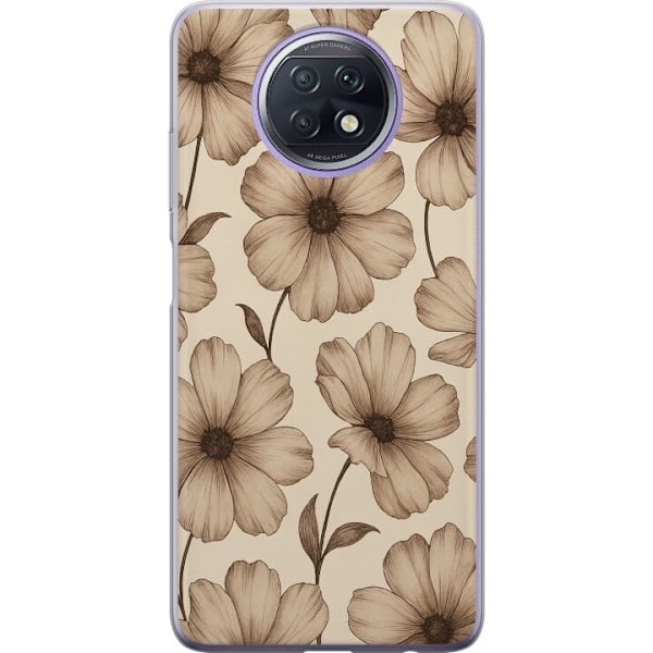 Xiaomi Redmi Note 9T Gennemsigtig cover Pastel Rush