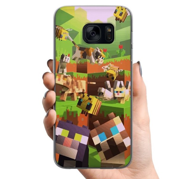 Samsung Galaxy S7 TPU Mobildeksel MineCraft