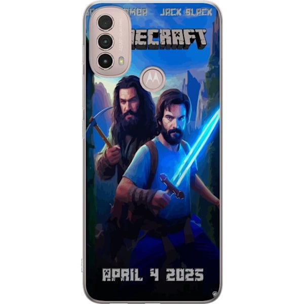 Motorola Moto E40 Genomskinligt Skal A Minecraft Movie