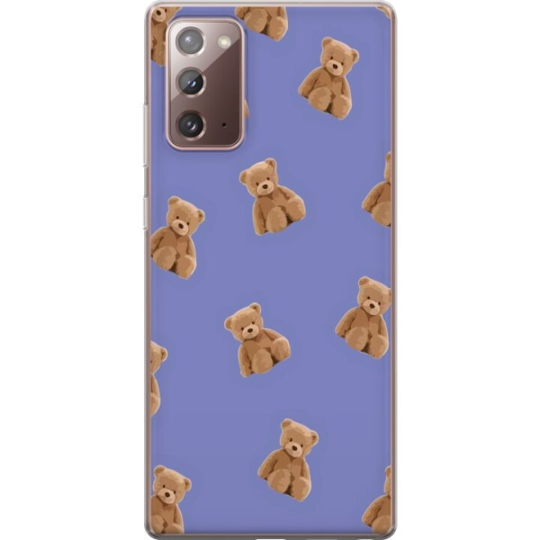 Samsung Galaxy Note20 Genomskinligt Skal Flygande björnar