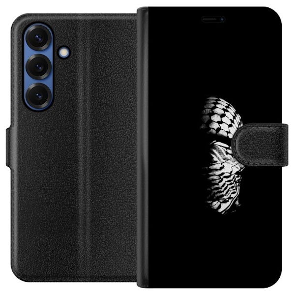 Samsung Galaxy S25+ Lompakkokotelo Keffiyeh-kuviointi - klassi
