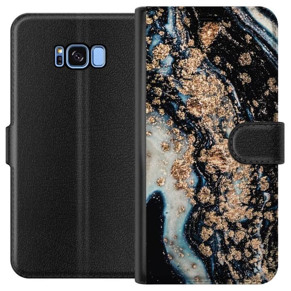 Kompatibelt Plånboksfodral till Samsung Galaxy S8 Jet