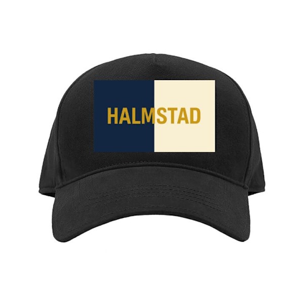 Keps för Vuxen | Klassisk Justerbar Keps Halmstad – fotboll svart Vuxen