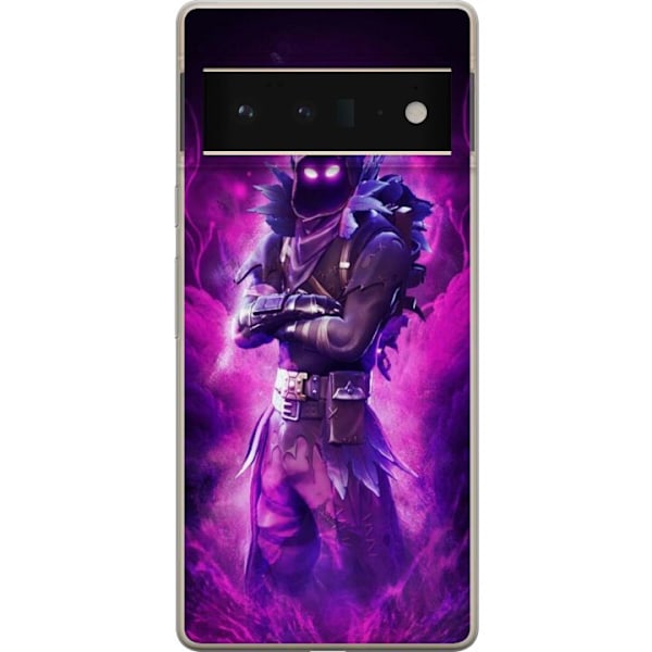 Google Pixel 6 Pro Genomskinligt Skal Fortnite Raven