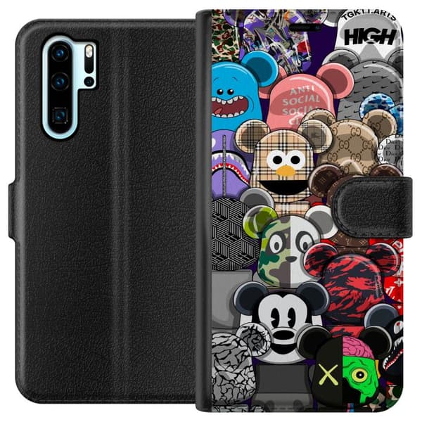 Kompatibelt Lommeboketui til Huawei P30 Pro Mikey og gjengen