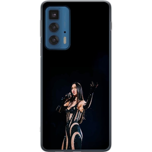 Motorola Edge 20 Pro Läpinäkyvä kuori Dua Lipa – Pop Star