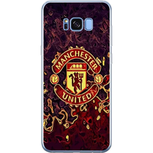 Samsung Galaxy S8+ Läpinäkyvä kuori Manchester United