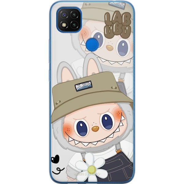 Xiaomi Redmi 9C NFC Gennemsigtig cover Labubu Minimal Mood - E