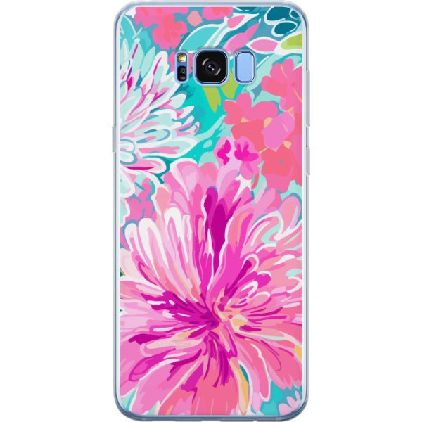 Samsung Galaxy S8+ Gennemsigtig cover Blomsterrebs