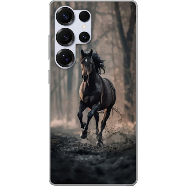 Samsung Galaxy S25 Ultra Läpinäkyvä kuori Juokseva hevonen