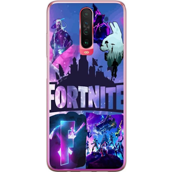 Xiaomi Redmi K30 Läpinäkyvä kuori Fortnite