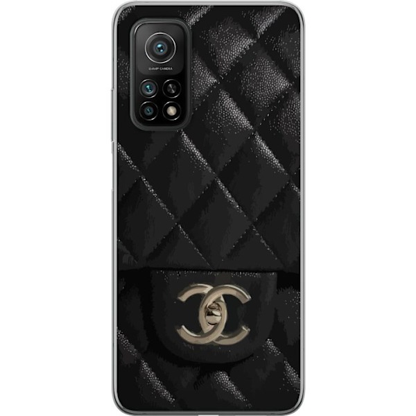 Xiaomi Mi 10T 5G Gennemsigtig cover Chanel Sort