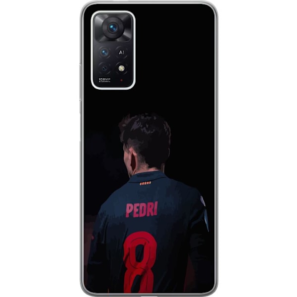 Xiaomi Redmi Note 11 Pro Läpinäkyvä kuori Pedri FC Barcelon