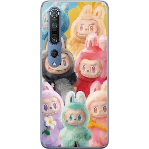 Xiaomi Mi 10 Pro 5G Gennemsigtig cover Labubu Skitse Stil