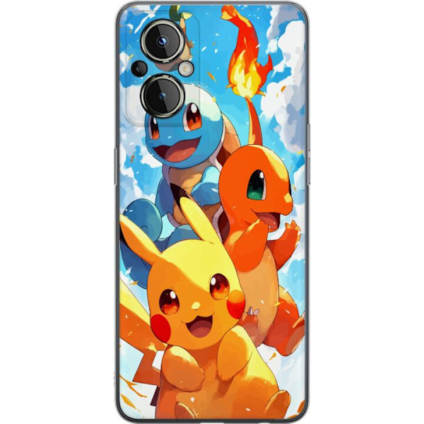 OnePlus Nord N20 5G Läpinäkyvä kuori Pocket Creatures - innoittanut Pokémonista mainitsematta nimeä