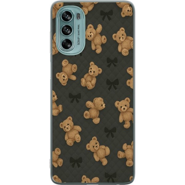 Motorola Moto G62 5G Läpinäkyvä kuori Teddy Halauksia